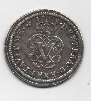 ESPAÑA FELIPE V DEL AÑO 1708 DE 2 REALES